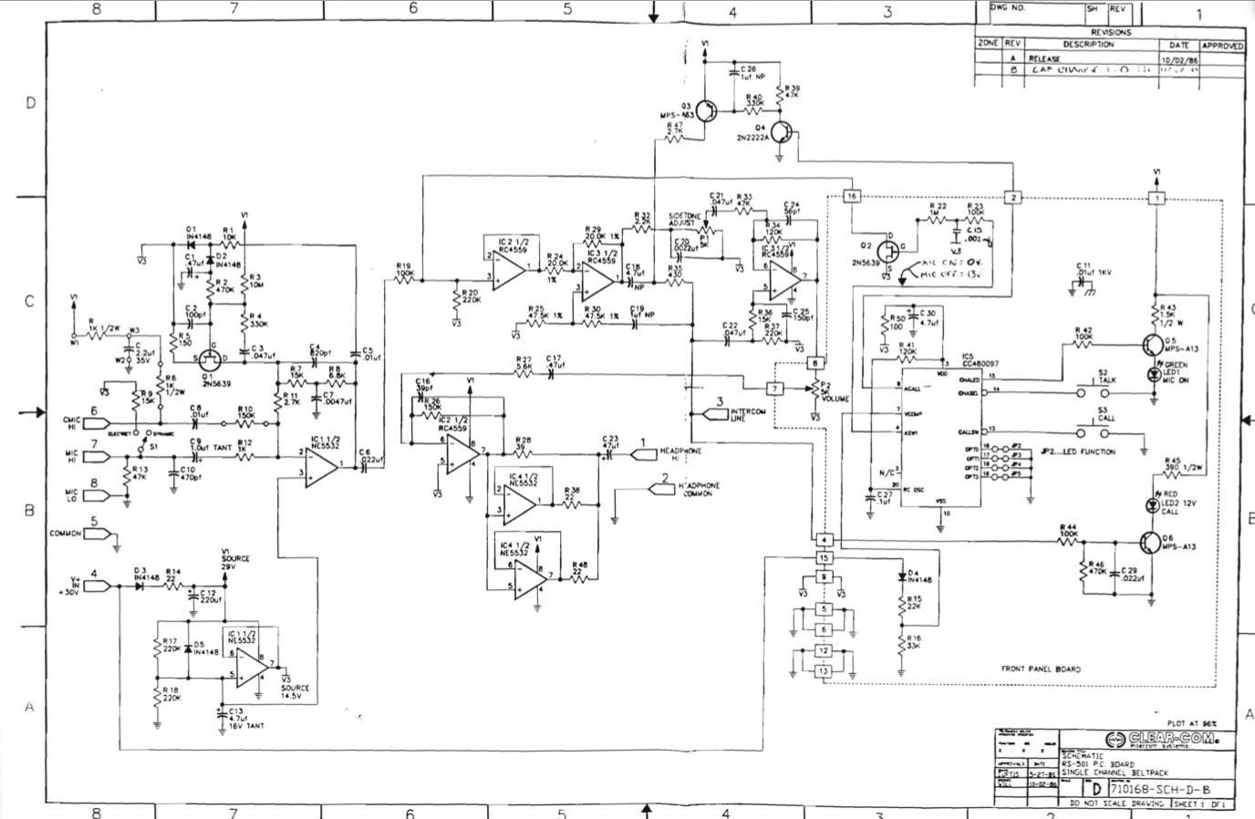 Clearcom RS501 schematic.png