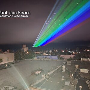 Sky Laser Shows and Sky Laser Logo Services Worldwide