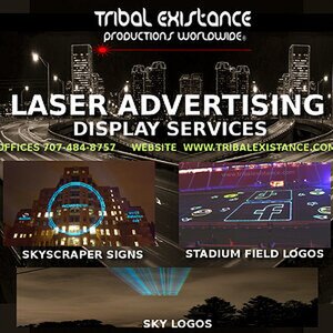 Laser Logo Display Advertising Worldwide
