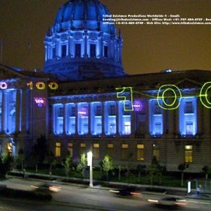 Corporate Event Laser Logo Graphic Rental Display Civic Event Services By Tribal Existance Productions Worldwide