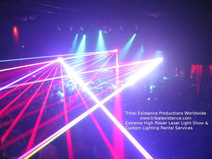 Concert Touring Laser Light Design Stage Rental Productions by Tribal Existance Productions Worldwide