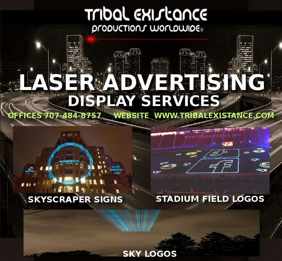 Laser Logo Advertising Sign Displays and Services Worldwide